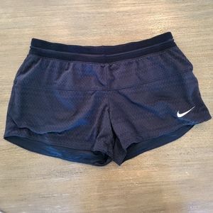 Black Nike Patterned Shorts